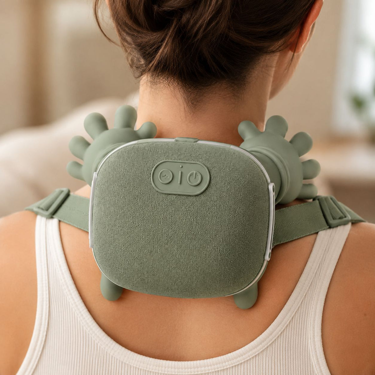 Masajeador Eléctrico para Cuello y Hombros con Calor