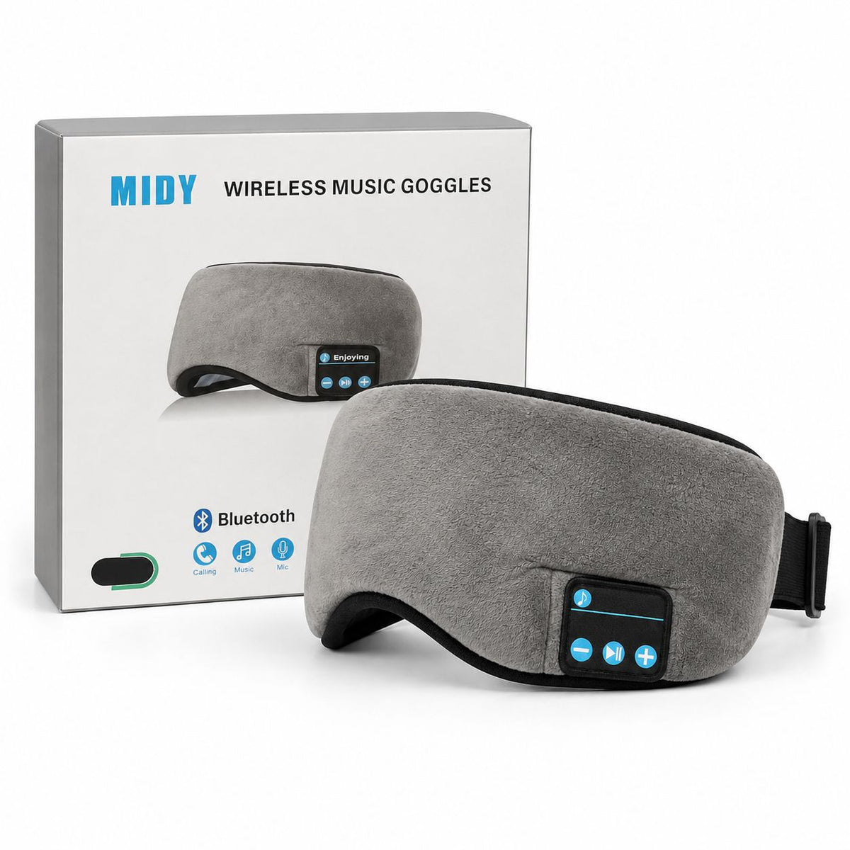 Antifaz Bluetooth para Dormir con Auriculares Integrados