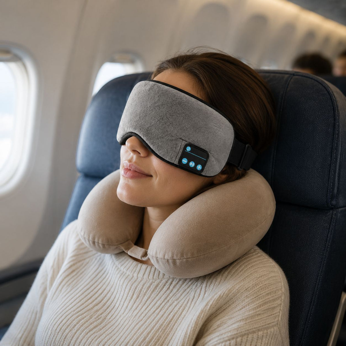 Antifaz Bluetooth para Dormir con Auriculares Integrados