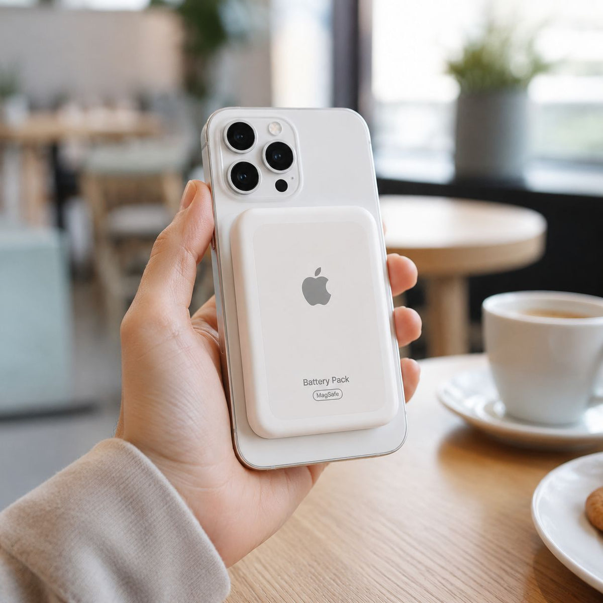 Cargador Portátil Magnético Inalámbrico Compatible con MagSafe