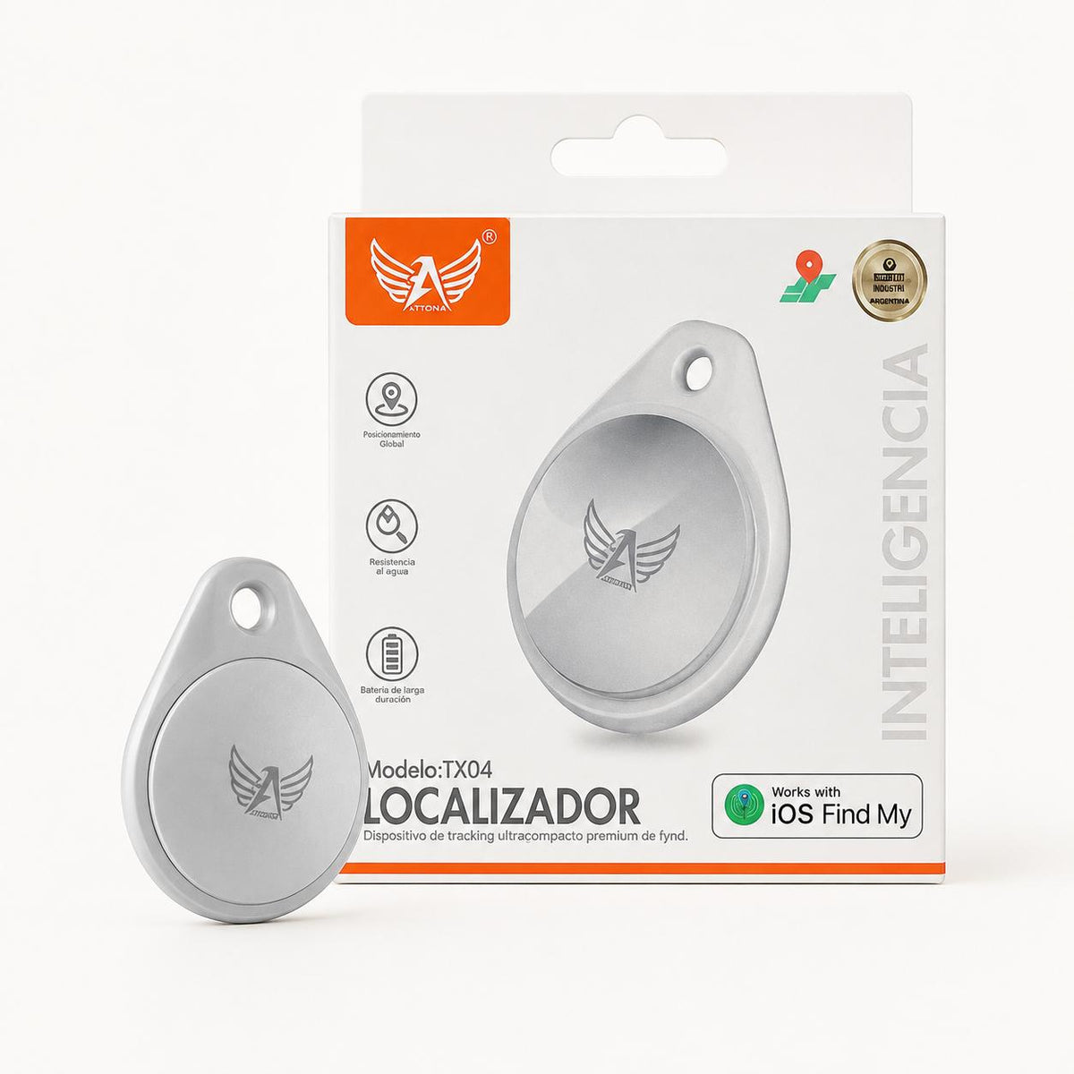 Rastreador TX04 compatible con Apple Find My