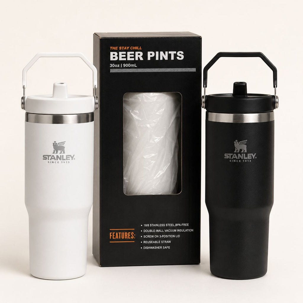 Vaso Térmico de 900 ml con Asa Superior y Sorbito