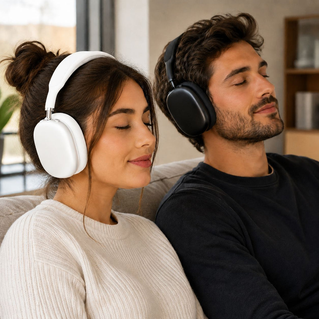 Auriculares Bluetooth Over-Ear Diseño Max con Estuche Protector